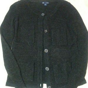 Gap Charcoal Gray Cardigan